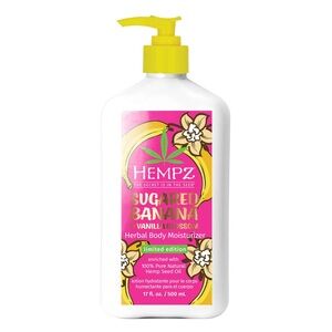 HEMPZ Sugared Banana Vanilla Blossom Herbal Body Moisturizer